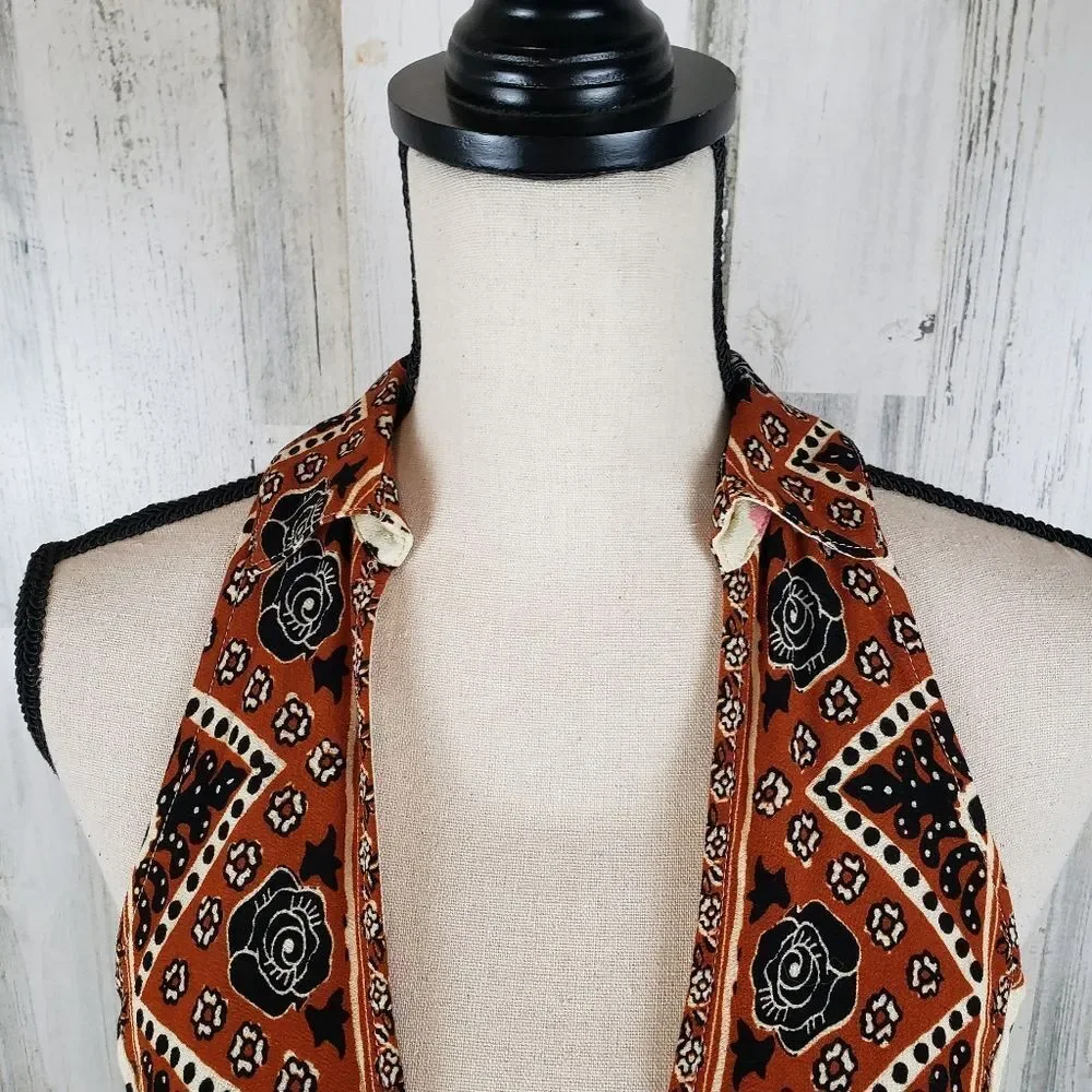 Free People Charlotte Halter Babydoll Top Sz XS - Picture 4 of 9